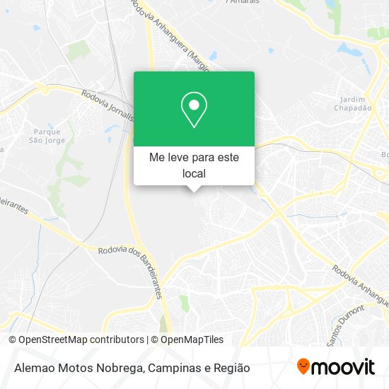 Alemao Motos Nobrega mapa