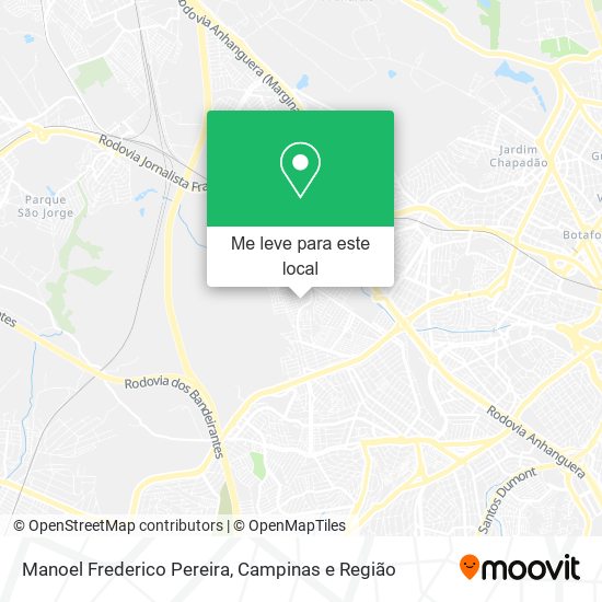 Manoel Frederico Pereira mapa