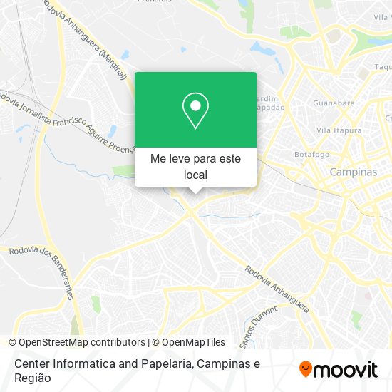 Center Informatica and Papelaria mapa