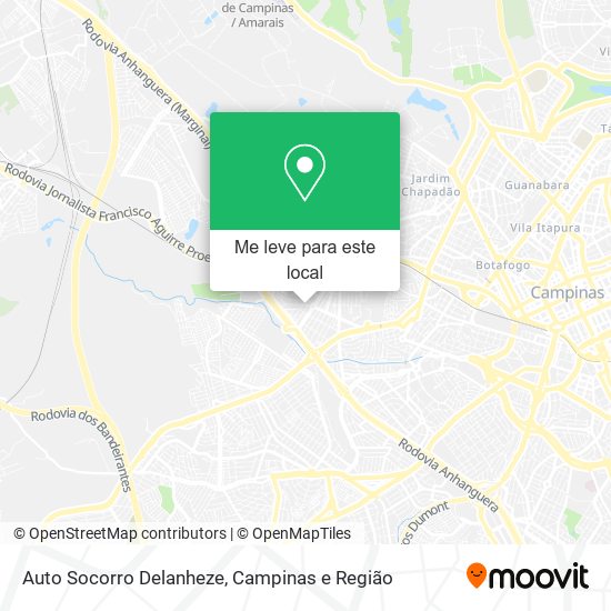 Auto Socorro Delanheze mapa