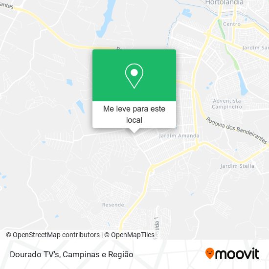 Dourado TV's mapa