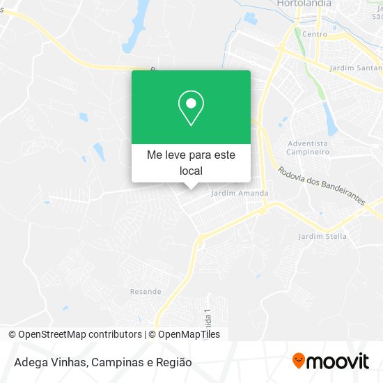 Adega Vinhas mapa