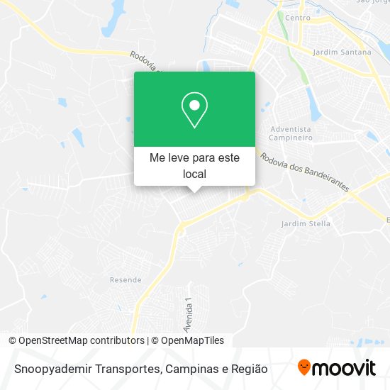 Snoopyademir Transportes mapa