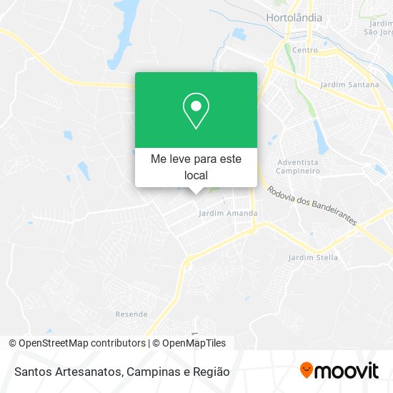 Santos Artesanatos mapa