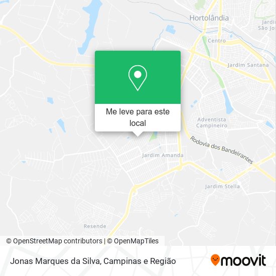 Jonas Marques da Silva mapa