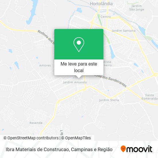 Ibra Materiais de Construcao mapa