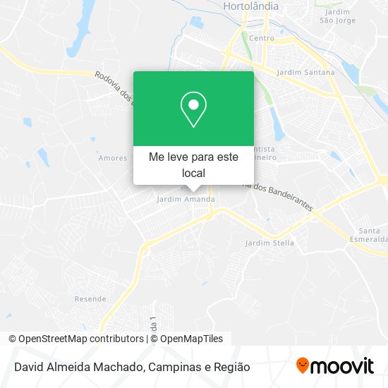 David Almeida Machado mapa