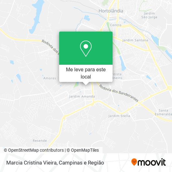 Marcia Cristina Vieira mapa