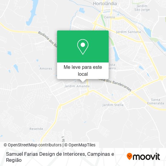 Samuel Farias Design de Interiores mapa