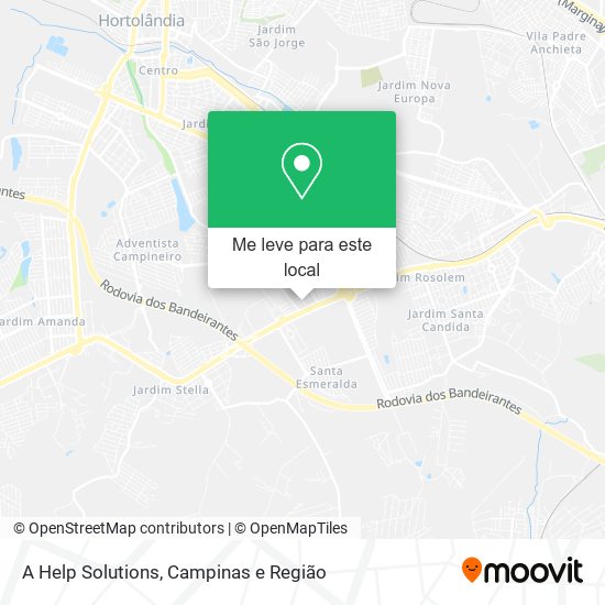 A Help Solutions mapa