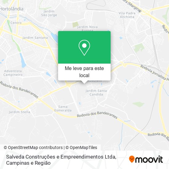 Salveda Construções e Empreendimentos Ltda mapa