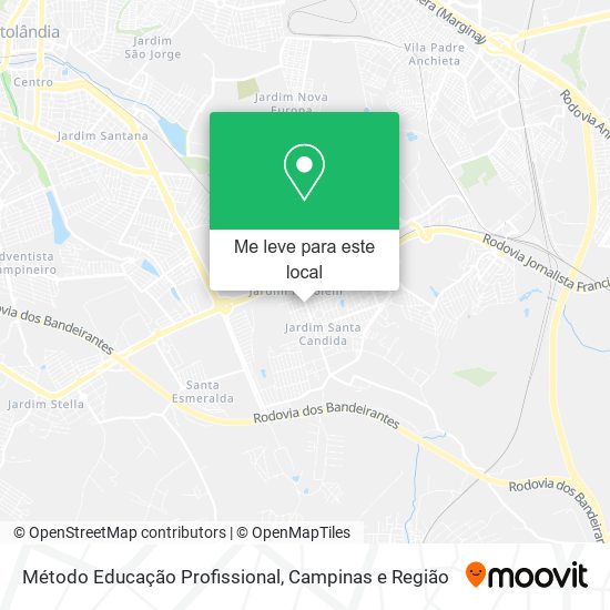 Método Educação Profissional mapa