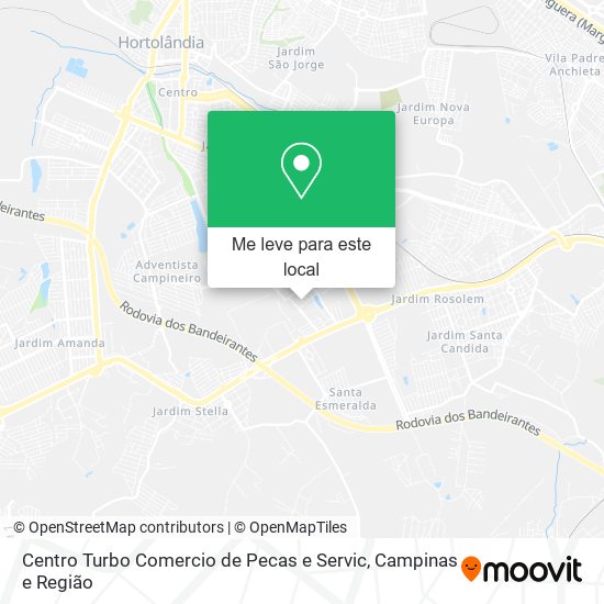 Centro Turbo Comercio de Pecas e Servic mapa