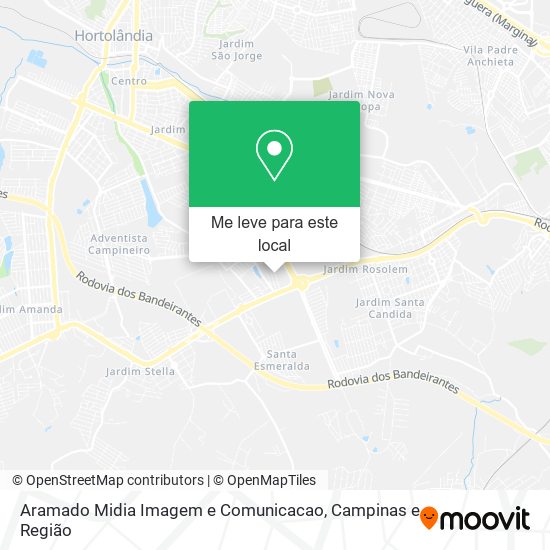 Aramado Midia Imagem e Comunicacao mapa