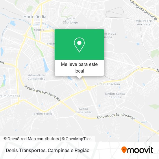 Denis Transportes mapa