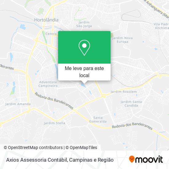 Axios Assessoria Contábil mapa