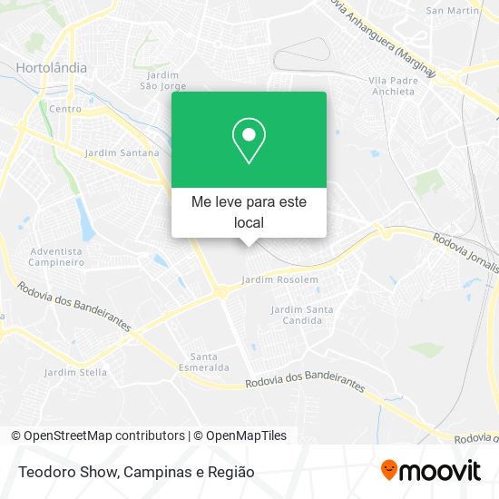 Teodoro Show mapa