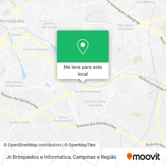 Jn Brinquedos e Informatica mapa