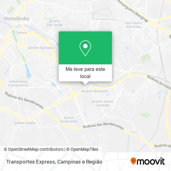 Transportes Express mapa