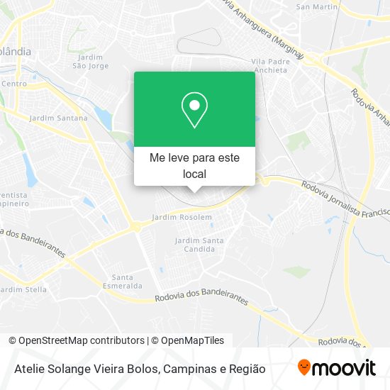 Atelie Solange Vieira Bolos mapa