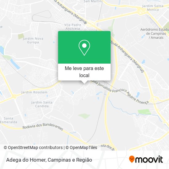 Adega do Homer mapa