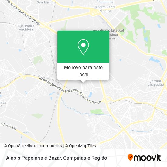 Alapis Papelaria e Bazar mapa