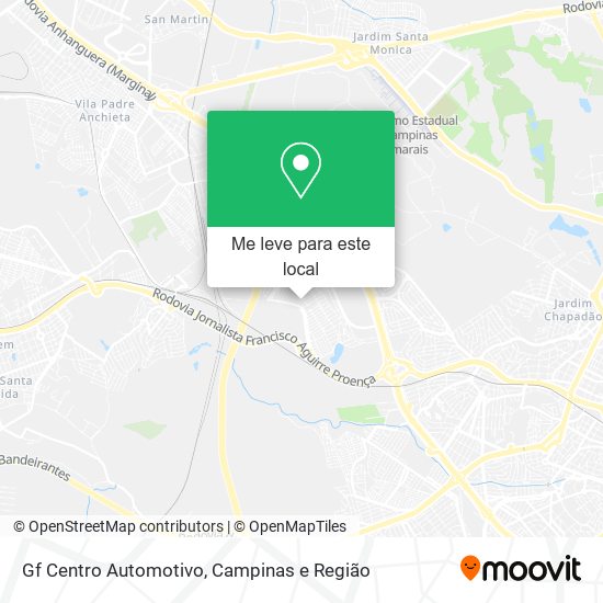 Gf Centro Automotivo mapa