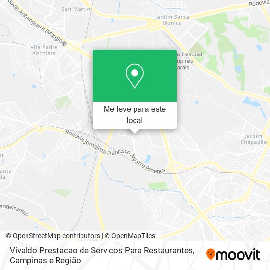 Vivaldo Prestacao de Servicos Para Restaurantes mapa