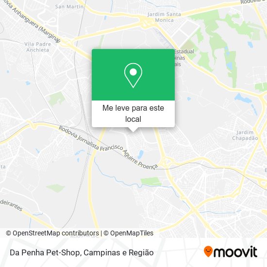 Da Penha Pet-Shop mapa