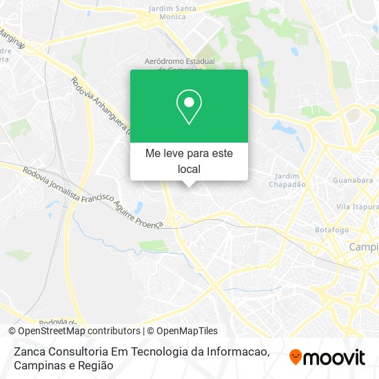 Zanca Consultoria Em Tecnologia da Informacao mapa