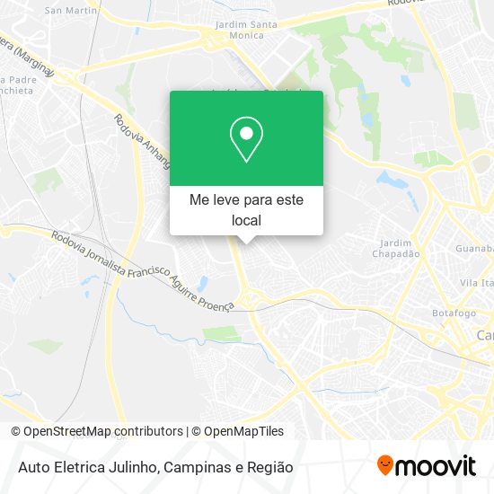 Auto Eletrica Julinho mapa