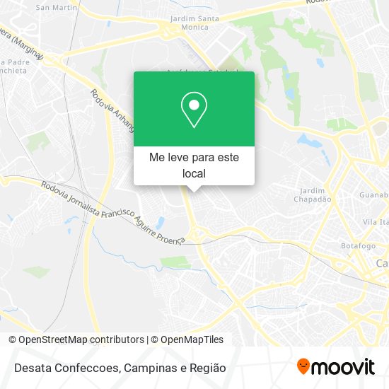 Desata Confeccoes mapa