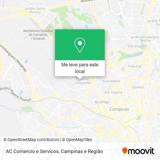 AC Comercio e Servicos mapa