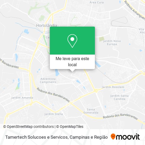 Tamertech Solucoes e Servicos mapa