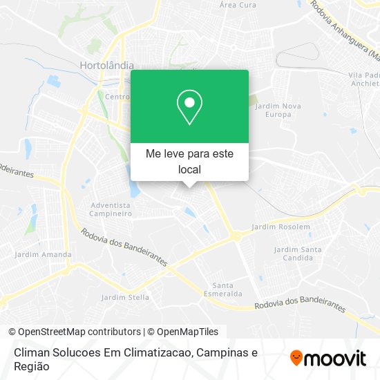 Climan Solucoes Em Climatizacao mapa