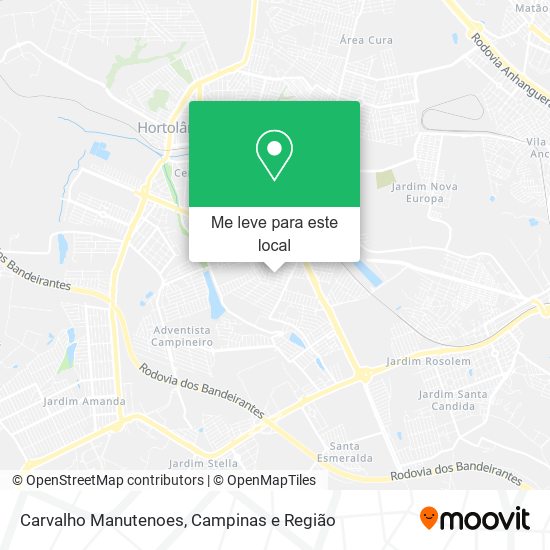Carvalho Manutenoes mapa