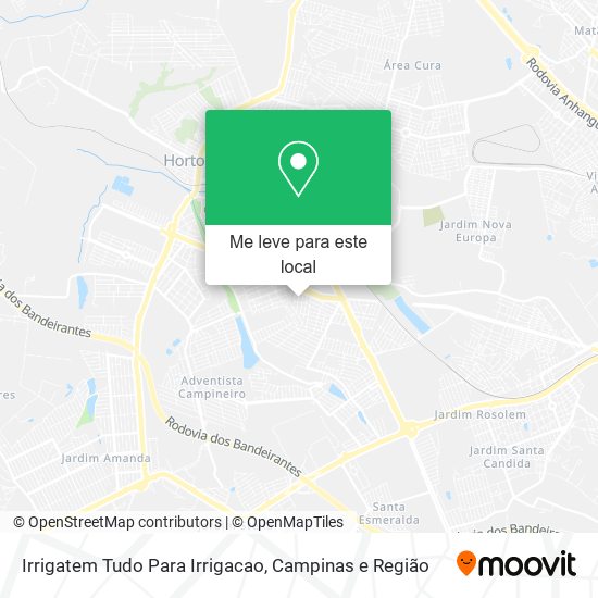 Irrigatem Tudo Para Irrigacao mapa