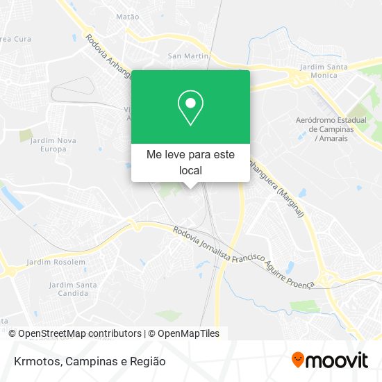 Krmotos mapa