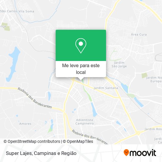Super Lajes mapa