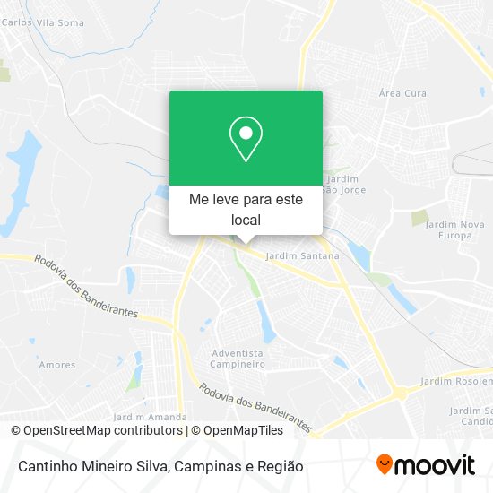 Cantinho Mineiro Silva mapa