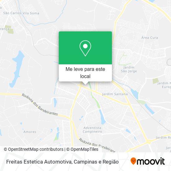 Freitas Estetica Automotiva mapa