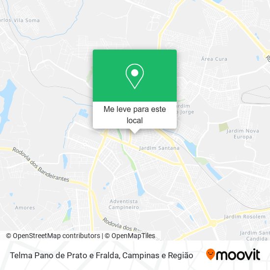 Telma Pano de Prato e Fralda mapa