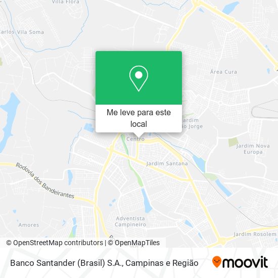 Banco Santander (Brasil) S.A. mapa