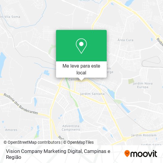 Vision Company Marketing Digital mapa