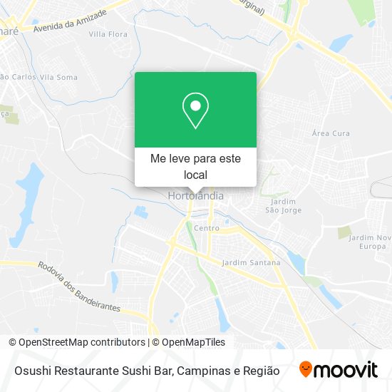 Osushi Restaurante Sushi Bar mapa