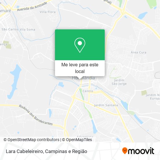 Lara Cabeleireiro mapa