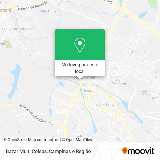 Bazar Multi Coisas mapa