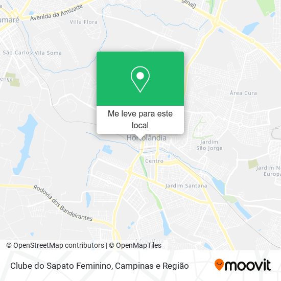 Clube do Sapato Feminino mapa