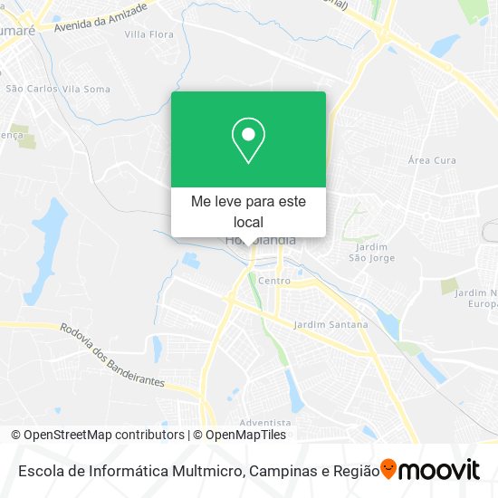 Escola de Informática Multmicro mapa