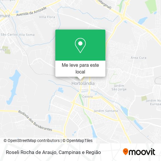 Roseli Rocha de Araujo mapa